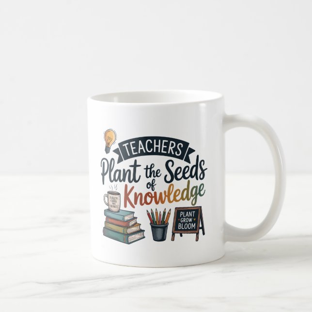 Mug Conception de sublimation de cadeau pour enseignan (Droite)