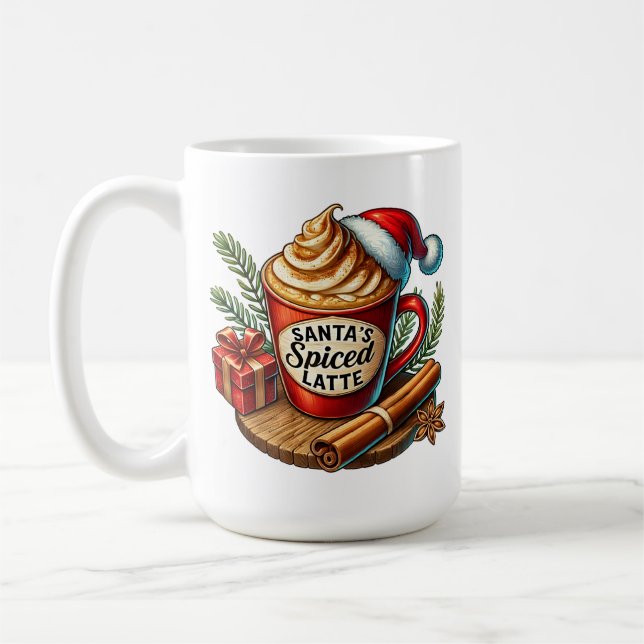 Mug Conception de sublimation des vibrations du café c (Gauche)