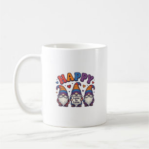 Mug Conception de t-shirt arc-en-ciel Gnome du mois de