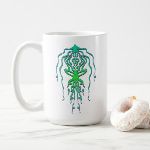 Mug Conception de tatouage de poulpe tribal abstrait