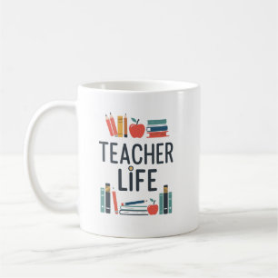 Mug Conception de typographie moderne pour la vie d'en