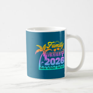 Mug Conception de vacances en famille créant des souve