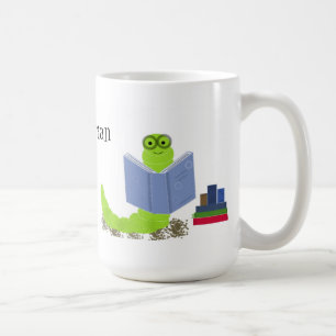 Mug Conception de ver de bibliothèque