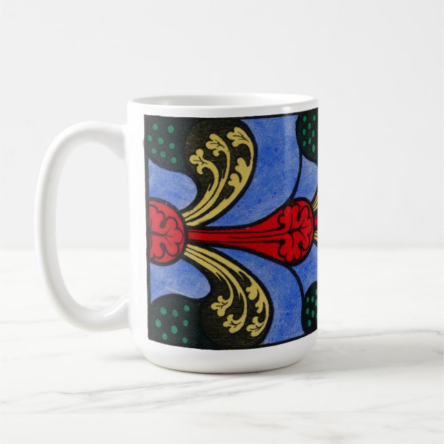 Mug Conception de vitrail de nef du 19e siècle (Gauche)