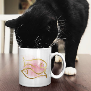 Mug Conception de zodiaque à l'aquarelle personnalisab