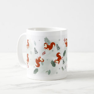 Mug Conception d'écureuil joueur - animal mignon et dr
