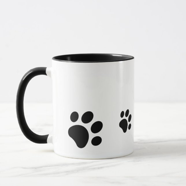 Mug Conception d'empreinte de patte (Gauche)