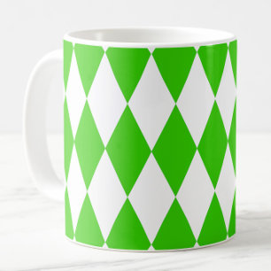 Mug Conception des carreaux de diamants de l'arlequin 