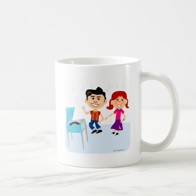 Mug Conception des personnages de dessin sympa (Droite)