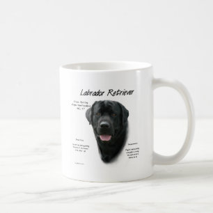Mug Conception d'histoire de labrador retriever (noir)