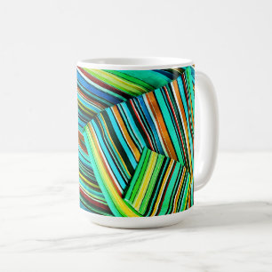 Mug Conception d'illusion de ligne verte