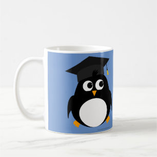 Mug Conception d'obtention du diplôme de pingouin -