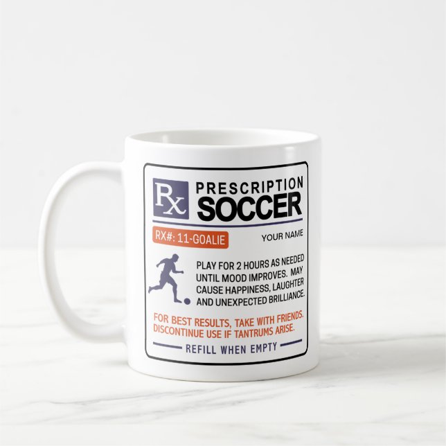 Mug Conception d'ordonnance de la moquette de football (Gauche)