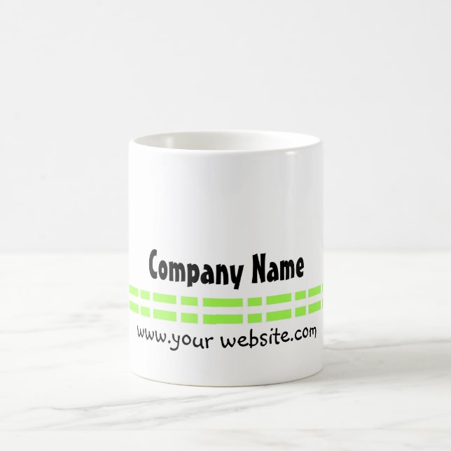 Mug Conception du bureau de liaison verte (Centre)