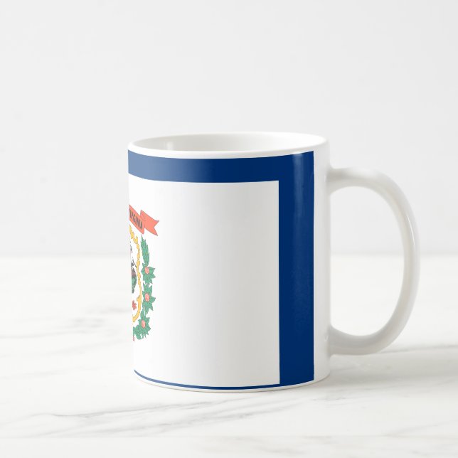 Mug Conception du drapeau de l'État de Virginie-Occide (Droite)
