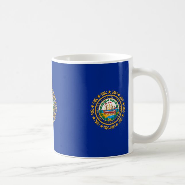 Mug Conception du drapeau d'état du New Hampshire (Droite)