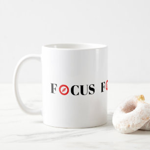 Mug Conception du focus de la compas