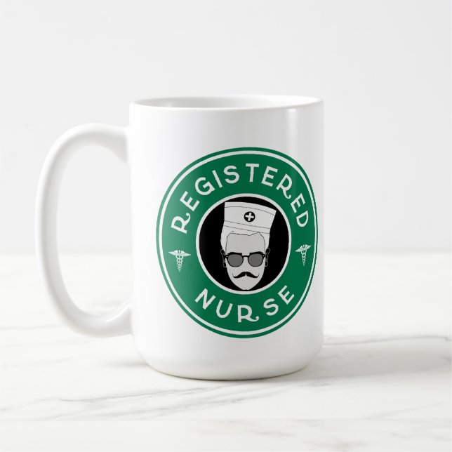 Mug Conception du logo de l'infirmière inscrite (Gauche)