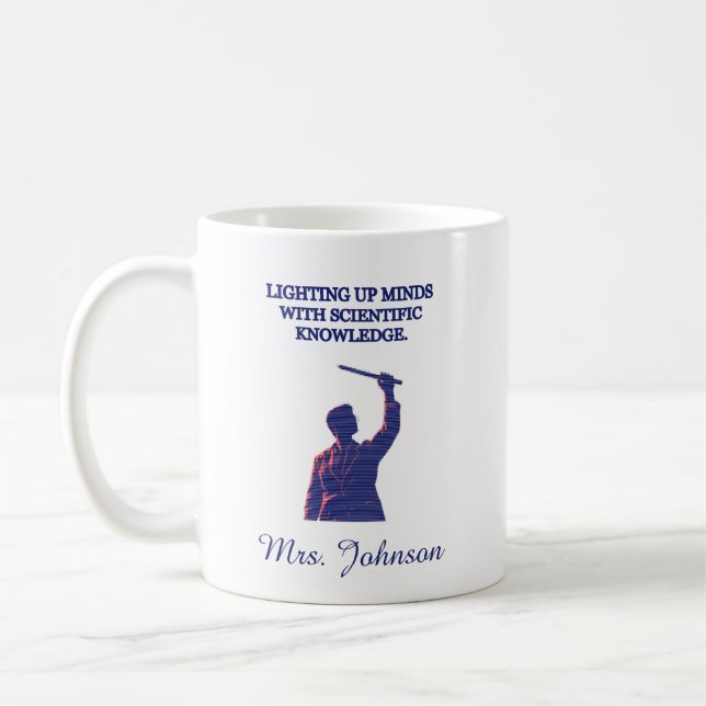 Mug Conception éclairant les esprits avec des connaiss (Gauche)