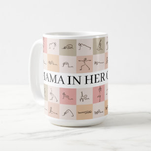 Mug Conception esthétique Yoga de Mama In Her Calm Era