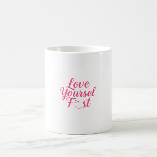 Mug Conception Inspirationnelle d'amour-propre