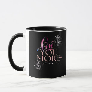 Mug Conception minimale d'amour vous plus 