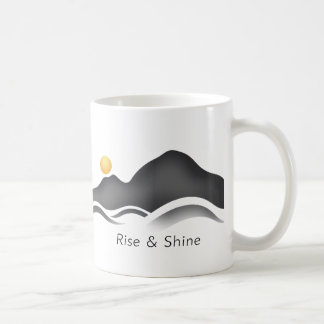 Mug Conception minimaliste moderne de boue | Vague Abs