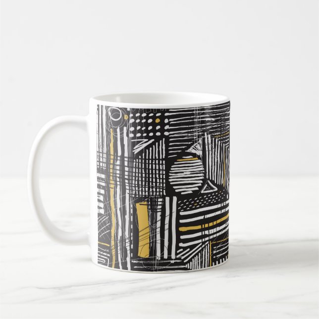 Mug Conception motif Abstraite et créative, transparen (Gauche)