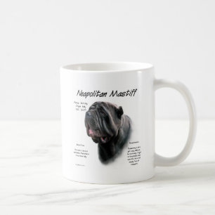 Mug Conception napolitaine d'histoire du mastiff