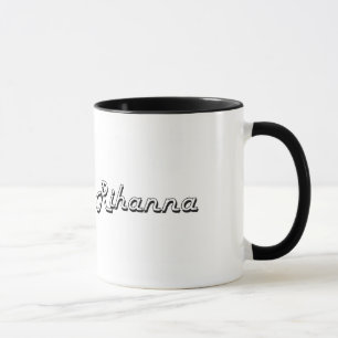 Mug Conception nommée classique de Rihanna rétro