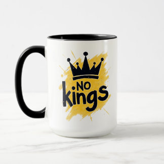 Mug Conception Pas de rois - Le pouvoir au peuple