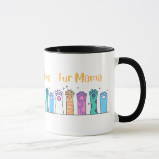 Mug Conception Paw Cute Fur Mama
