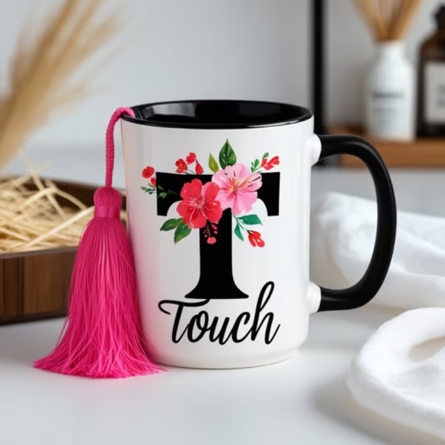 Mug Conception personnalisée de la coupe aux lettres (Créateur téléchargé)