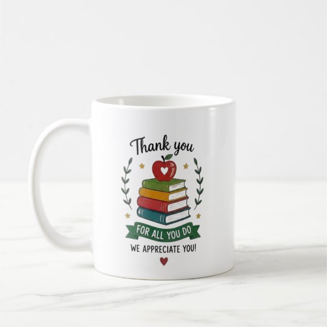Mug Conception personnalisée de remerciement pour les  (Gauche)