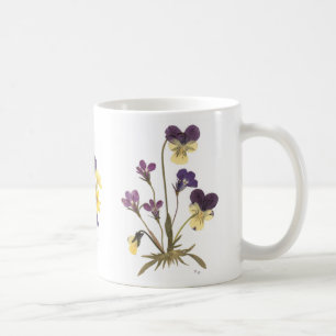 Mug Conception pressée de fleurs