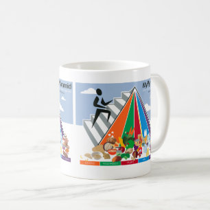 Mug "Conception pyramidale d'alimentation saine