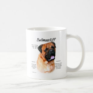 Mug Conception (rouge) d'histoire de Bullmastiff
