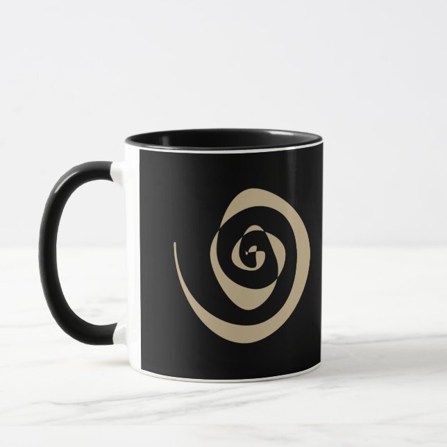 Mug Conception spirale abstraite (Gauche)