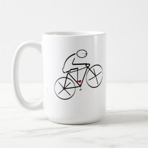 Mug Conception stylisée de cycliste