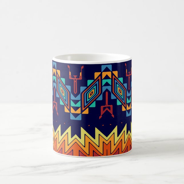 Mug Conception tribale d'abrégé sur conception (Centre)