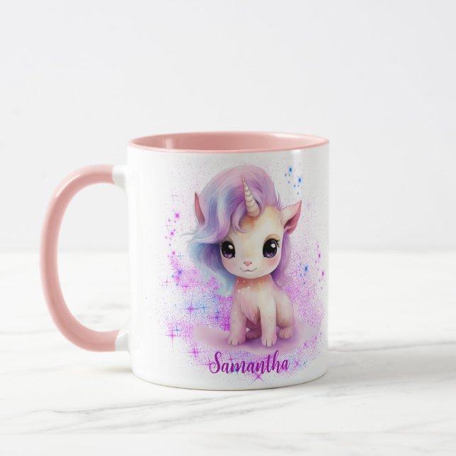 Mug Conception Unicorne personnalisée (Gauche)