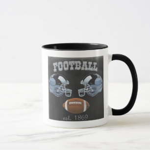 Mug Conception vintage de tableau du football