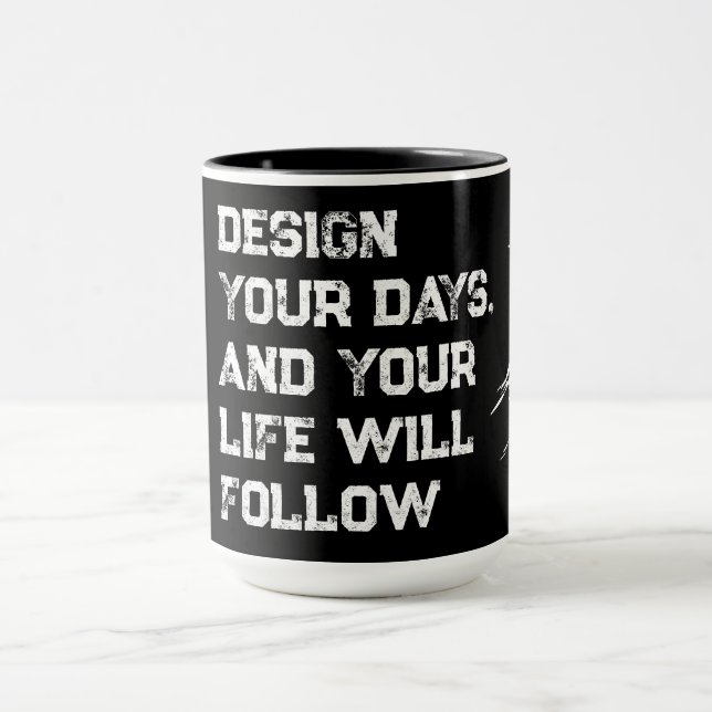 Mug Concevez vos journées... (Centre)