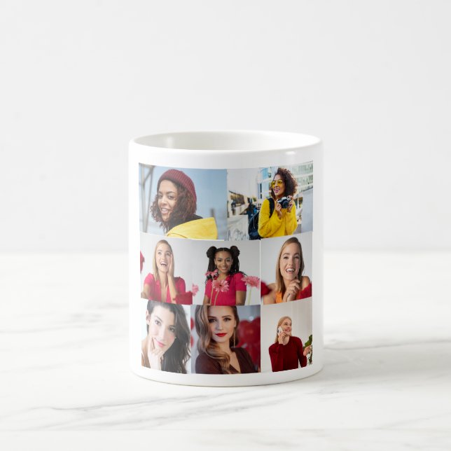 Mug Concevez votre propre collection de photos 8 (Centre)