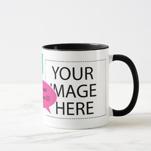 Mug Concevez Votre Propre Il A Dit Qu'Elle A Dit Coffe (Droite)