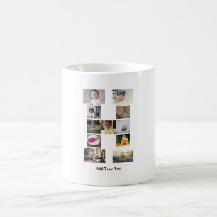 Mug Concevez votre propre lettre H photo Collage