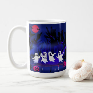 Mug Concours de chant de fantôme dans le cimetière de 