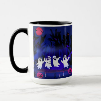 Mug Concours de chant de fantôme dans le cimetière de 