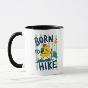 Mug Conçu pour la Randonnée Design de Poulet Mignon