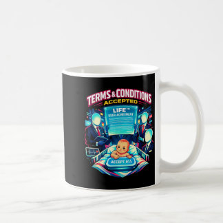 Mug Conditions acceptées Nouveau-né Design Bébé drôle
